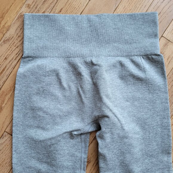 BO+TEE Super Sculpt Seamless Leggings Light Gray Heather XXS/XS - Picture 4 of 11
